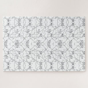 Elegant Hand-Drawn Botanical Jigsaw Jigsaw Puzzle