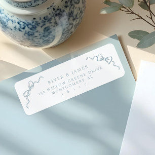 Elegant Hand Drawn Bow & Bowties Vintage Wedding