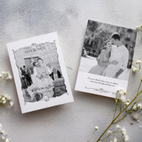 Elegant Hand Drawn Rose Photo Frame