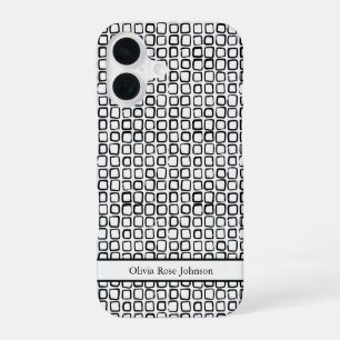 Elegant Hand-Drawn Squares Case-Mate iPhone Case