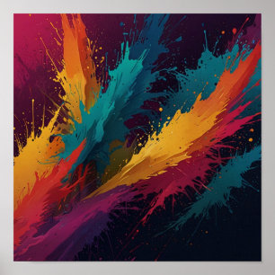 Elegant Hand-Painted Artwork Poster