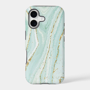 elegant hand painted liquid marble design with gli