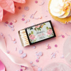 Elegant Handpainted Floral 80th Birthday Party