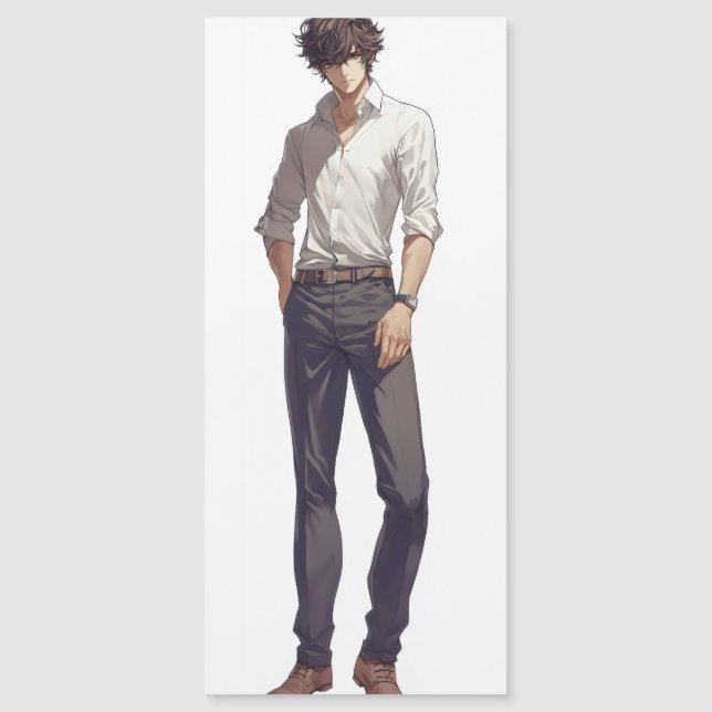 Elegant Handsome Anime Man (Front)