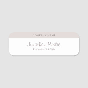 Elegant Handwriting Script Name Modern Template Tag