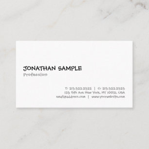 Elegant Handwriting Script Text Font Template Cool Business Card