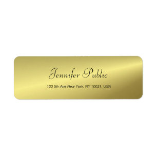Elegant Handwritten Script Modern Gold Template