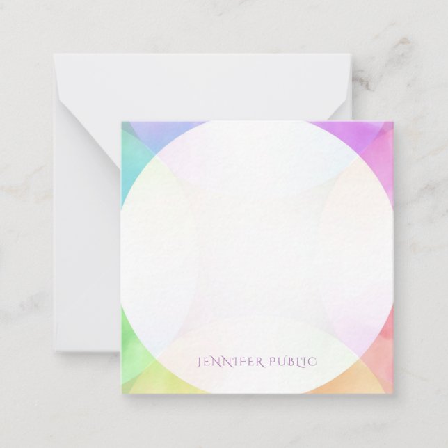 Elegant Handwritten Script Monogram Template (Front)