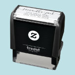 Elegant Handwritten Wedding Chic Return Address Self-inking Stamp<br><div class="desc">Minimalist Return Address Family self-inking stamp</div>