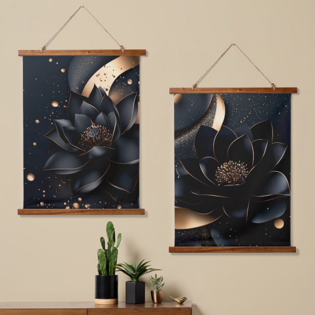 elegant Hanging Tapestry modern chic stylish (Asymmetrical)