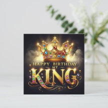 Elegant Happy Birthday Card Invitation