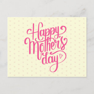 Elegant Happy Mother's Day Postcard