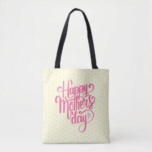 Elegant Happy Mother's Day Tote Bag