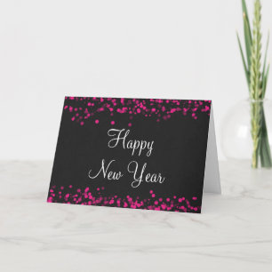 Elegant Happy New Year Greeting Card