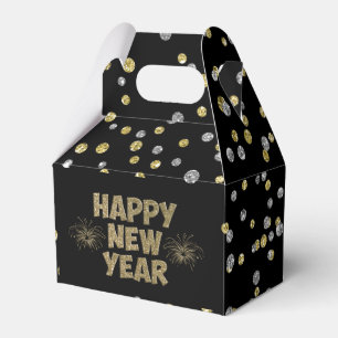 elegant Happy New Year party Favor Box
