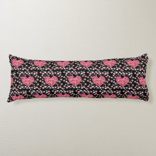 Elegant Happy Valentine's Day Mini Basketball Hoop Body Pillow