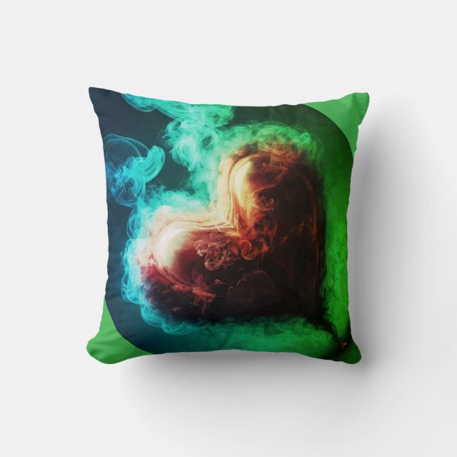 Elegant Harmony: Black and Red a crane chinnese Throw Pillow (Front)