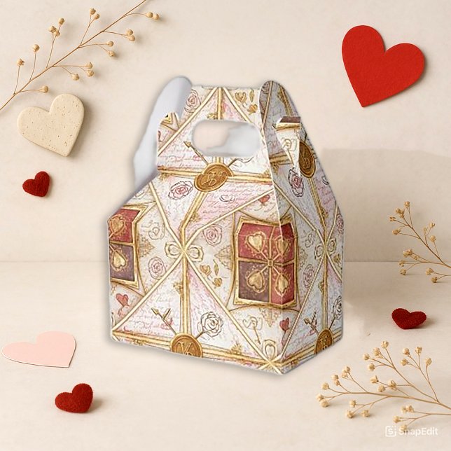 Elegant Heart Valentine Gift Favor Box (Creator Uploaded)