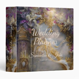 Elegant Heavenly Gold Gate, Gold Text Binder