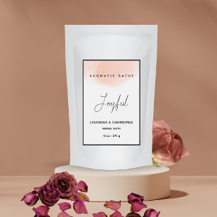 Elegant Herbal Bath Label