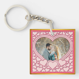 Élégant Heureuse Sainte-Valentin de coeur rose élé