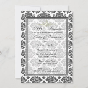 Elegant high achievement graduation announcement