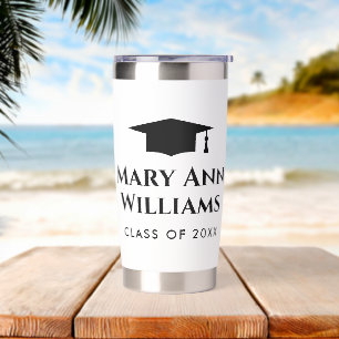 Elegant high school graduate personalized insulated tumbler