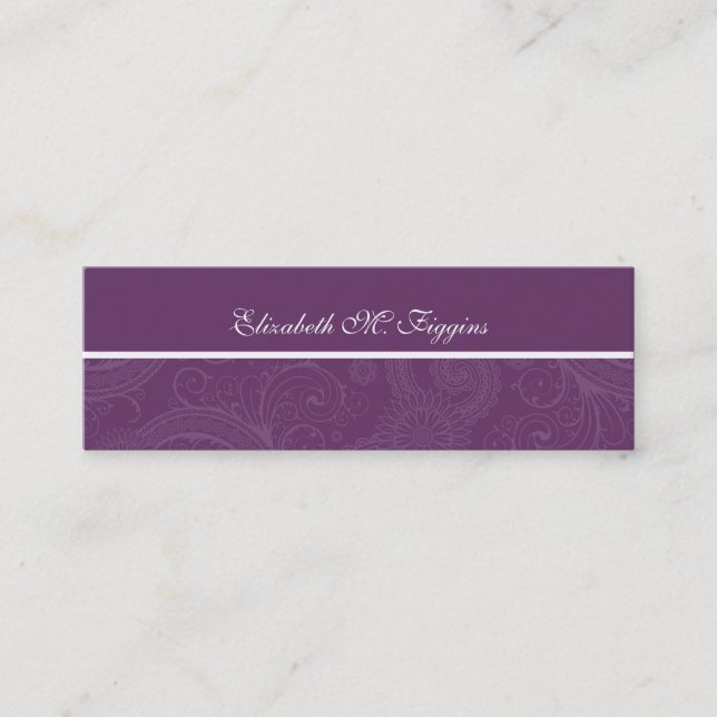 Elegant Hindu Swirl Mommy Cards (Front)