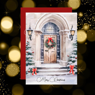 Elegant Holiday Entrance Merry Christmas