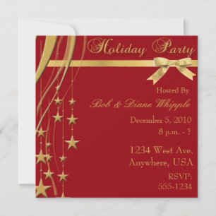 Elegant Holiday Party Invitation
