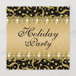 Elegant holiday party "year end" function invitation