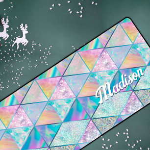 Élégant hologramme girly coloré