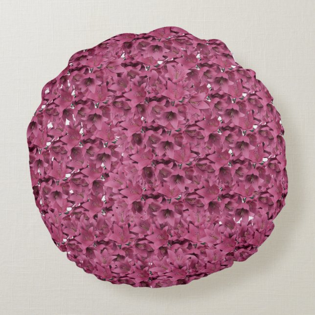 Elegant Home Décor Design Round Pillow (Back)