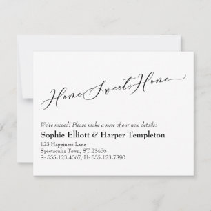 Elegant Home Sweet Home Nouveau Faire-part d'adres