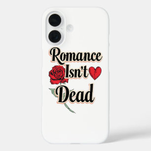 Elegant Hopeless Romantic Quote iPhone 16 Case