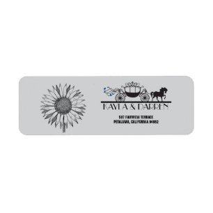 Elegant Horse & Buggy Return Address