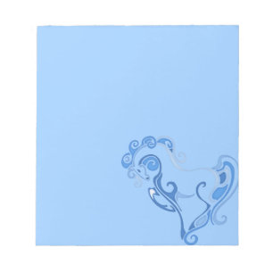 Elegant Horse Graphic Notepad