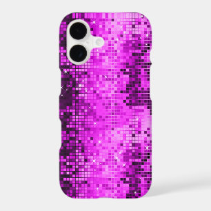 Elegant Hot Pink DiscoBall Glitter & Sparkles