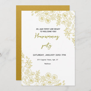Elegant Housewarming Party Invitation