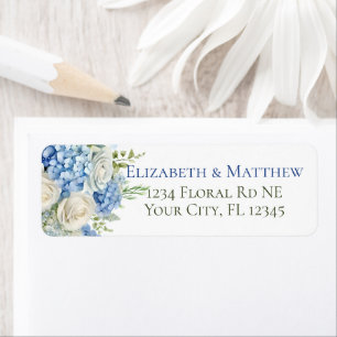Elegant Hydrangea Flowers White Roses Address