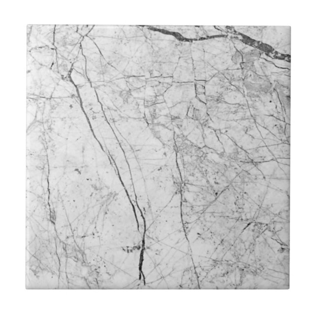 Elegant imitation marble look ceramic tile (Front)