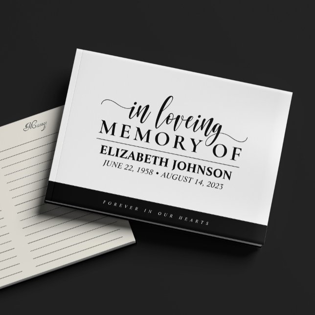 Elegant In Loving Memory Guest Book (Creator Uploaded)