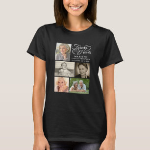 Elegant In Memory FOREVER IN OUR HEARTS 5 Photos T-Shirt