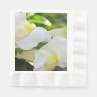 Elegant in White Paper Napkins