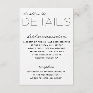 Elegant Initials Details Card