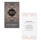 Elegant Interior Design Rose Gold Ornate Monogram