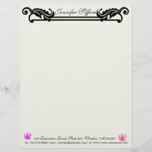 Elegant Interior Designer Personalized Letterhead