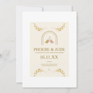 Elegant  invitation