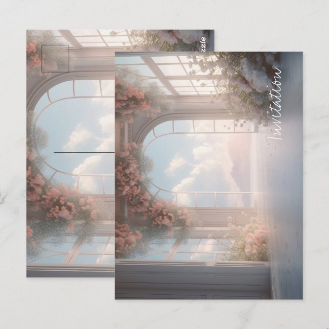 Elegant Invitation Postcard (Front/Back)