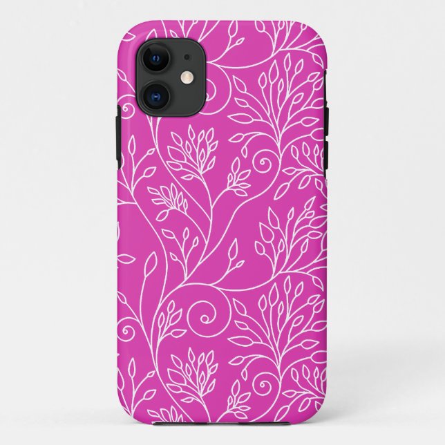 Élégant iPhone rose floral 5 Coque (Dos)